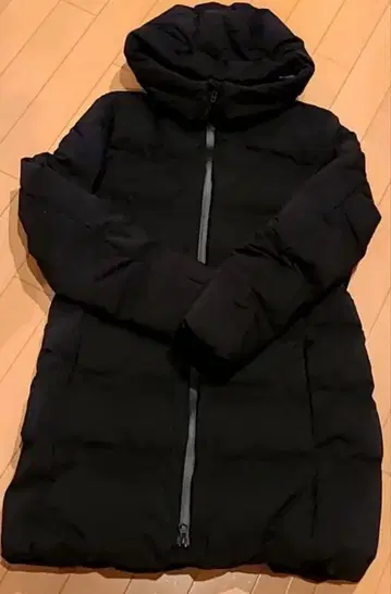 유니클로 UNIQLO 롱 다운 자켓 블랙 M 방수