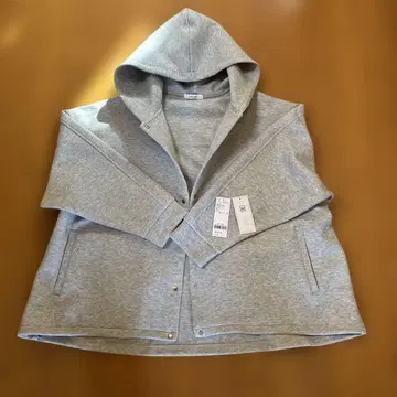 GLOBAL WORK 그레이 후드 부착 후드티