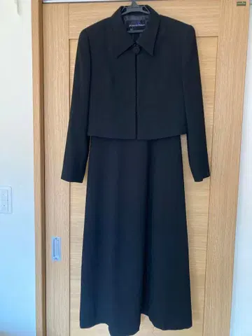 히로미치 나카노 블랙 포멀 레이스 원피스 11호