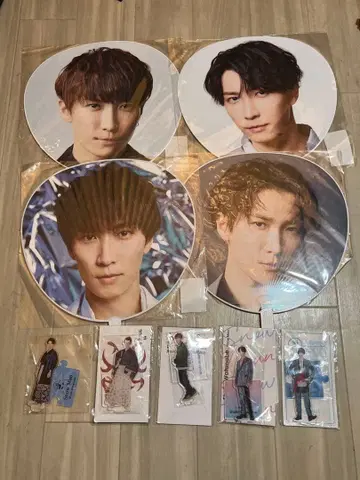 [ snowman ] 와타나베 쇼타 부채 4개 & 아크릴 스탠드 5개