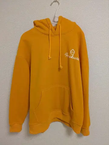 쵸코라비 후드 부착 후드티 오렌지 속기모