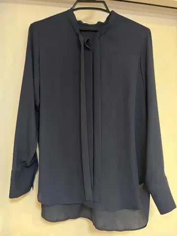 Spick & Span 다크 블루 긴팔 셔츠