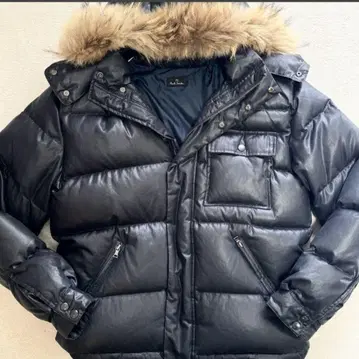 폴스미스 블랙 다운 자켓 퍼 포함