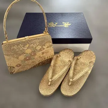 새상품급 고급 예복용 조리 백 세트 전통 예복 기모노 호몬기 후리소데