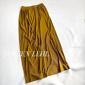 컨디션 최상 JURGEN LEHL 요건 레일 롱 스커트 코쿤