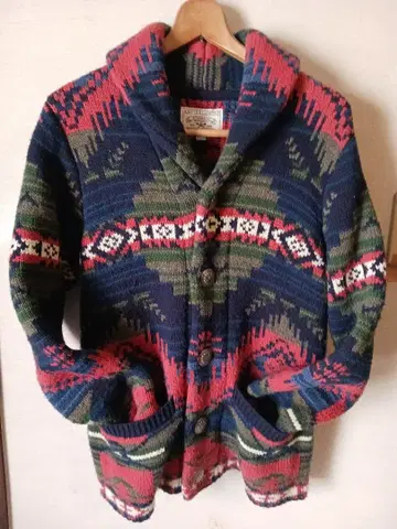 ANTIBALLSTIC 기하학 패턴 니트 가디건