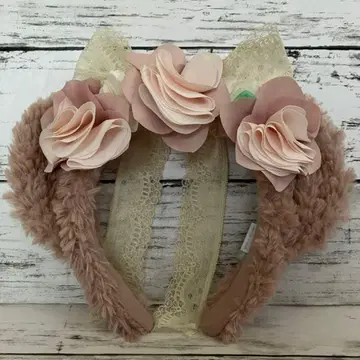 디즈니 리조트 스프링 인 블룸 머리띠 셰리메이 꽃 리본