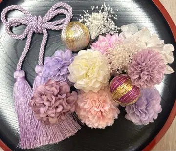 성인식 일본 의류 후리소데 시치고산 사전 촬영 머리 장식