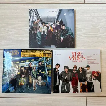 SixTONES 앨범 CD 세트 THE VIBES GOLD 코코카라