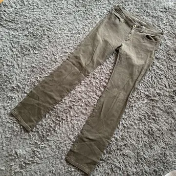 토픽 크랙 스트레이트 팬츠 스키니 팬츠 모카 브라운 계열 M 슬림