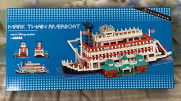 도쿄 디즈니 리조트 나노블록 증기선 마크 트웨인 호