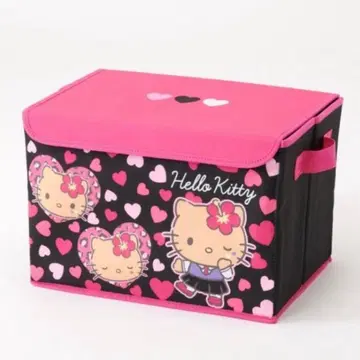 시마무라 일광화상 키티 Hello Kitty 뚜껑 포함 수납 박스