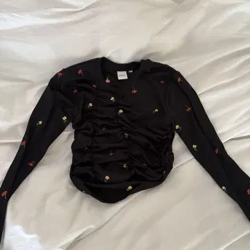 MOUSSY FLORAL RANDOM GATHER 롱 슬리브 T셔츠