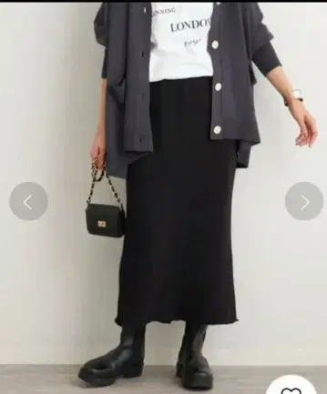 FRAMeWORK 쭈리 세미 플레어 스커트