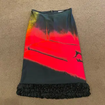 JIL SANDER 플레어 스커트 32