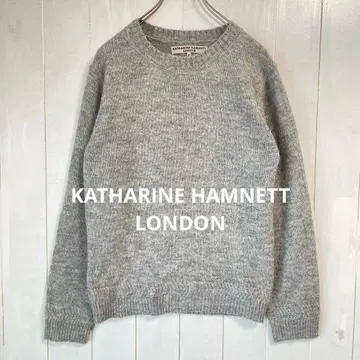 KATHARINE HAMNETT LONDON 크루넥 스웨터 모헤어 혼방