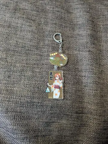 컬러풀 피치 에토 아크릴 키홀더 복숭아 축제 복숭아 축제