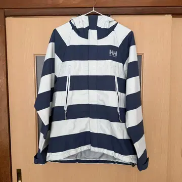 헬리 한센 우비 화이트와 네이비 스트라이프 M