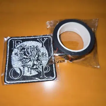 B'z FYOP 가챠가챠 와펜과 마스킹 테이프 세트