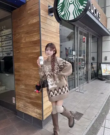 다리치 노르딕 베어 니트 풀오버