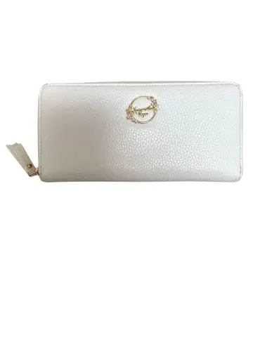 Samantha Vega 라운드 지퍼 장지갑 화이트