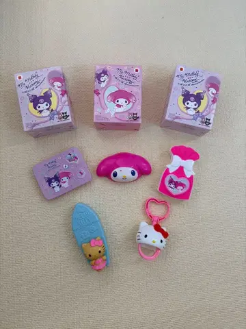 마이멜로디 헬로키티 5개 세트