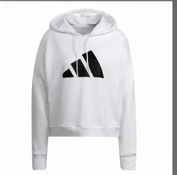 adidas 화이트 후드 부착 후드티