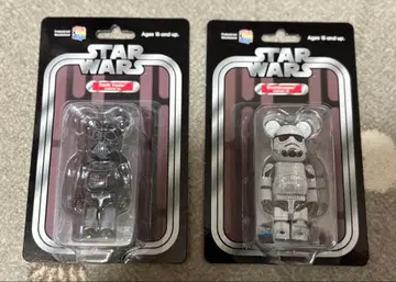 스타 워즈 다스 베이더 스톰 트루퍼 베어브릭 100%