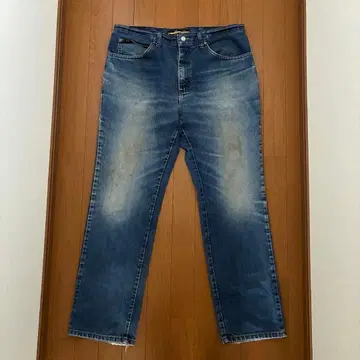 Lee 스트레이트 데님 블루 구제 의류 구매 구제 의류