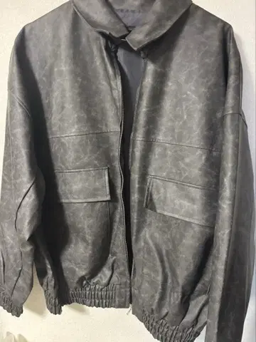 레더 자켓 미사용