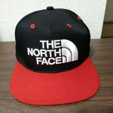 THE NORTH FACE 캡 블랙/빨간색 1966년
