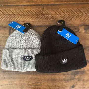 아디다스 니트 모자 그레이 & 블랙 2세트