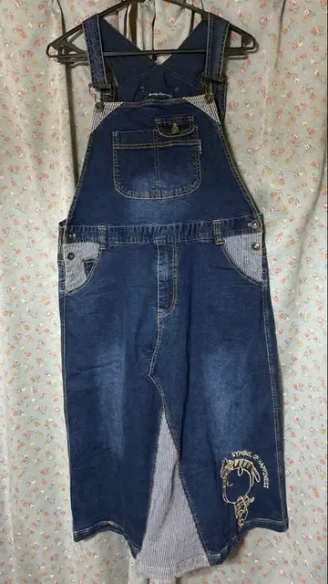 드럭 스토어즈 데님 살로펫 스커트