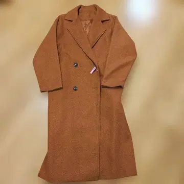 오렌지 브라운 체스터 코트 사이즈 F