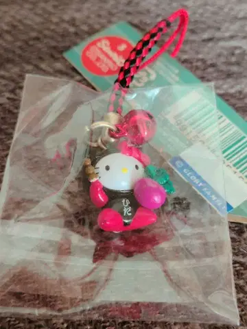 레어! 지역 한정 키티 헬로키티 끈 장식 히다 한정판 레어 레트로
