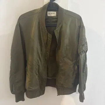 Ray BEAMS MA-1 자켓 올리브