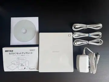 BUFFALO CD 음악 스마트폰 저장 장치 화이트