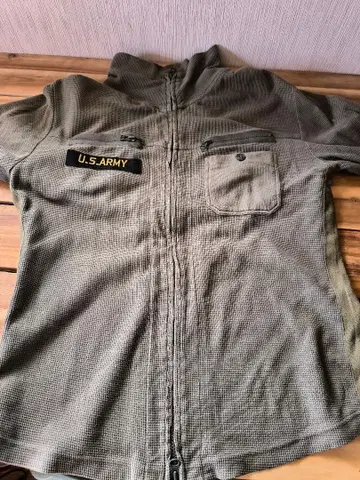 U.S. ARMY 밀리터리 자켓 그레이 (등에 구멍 있음)