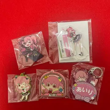 프로세카 모모이 아이리 아크릴 스탠드 러버 스트랩 5개 세트