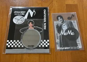 SnowMan 메구로 렌 ON 굿즈 거울 스티커 클리어 스티커