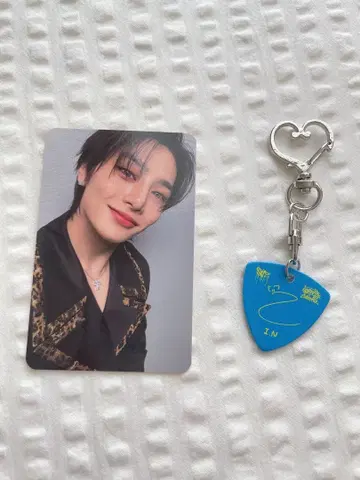 IN (아이엔) 피크형 키링과 카드 세트