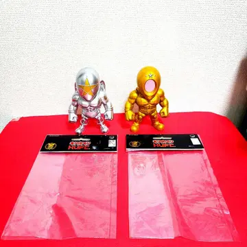 KUFC 근육맨 펜타곤 블랙홀 골드 피규어 2체 세트