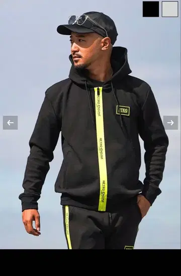 새상품급 아담스 저글러 RTGE 네온 후드티 사이즈 L