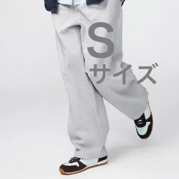 UNIQLO:C 맨투맨 와이드 팬츠 그레이 S 사이즈