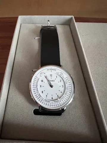 세이코 메트로놈 워치 SMW006A 후지와라 히로시 손목시계 세이코