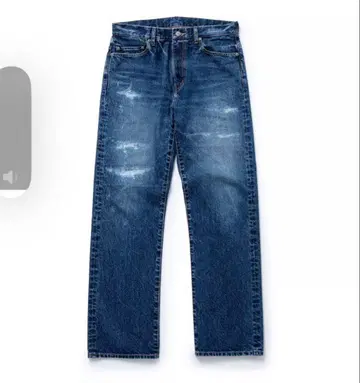 [ 미사용 ] RATS/랏츠 INDIGO CRASH DENIM