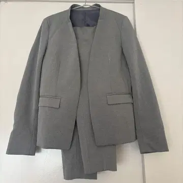 캐리맨 그레이 비즈니스 정장 상하의 세트 콜맨 블리스 포인트