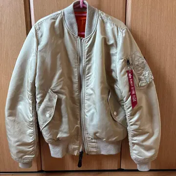 ALPHA INDUSTRIES MA-1 플라이트 자켓 S 골드