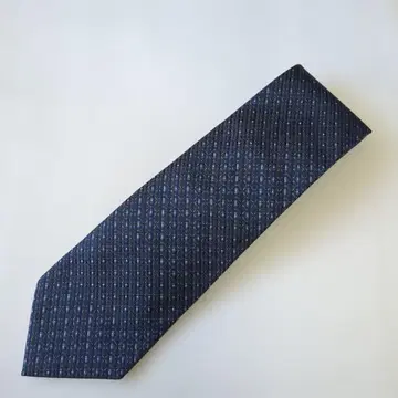 Paul Smith 네이비 계열 기하학 패턴 넥타이