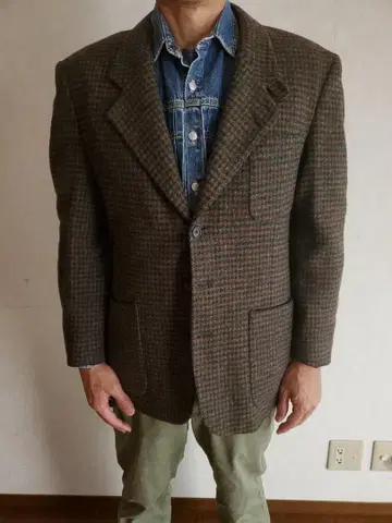 L.L.Bean 체크 무늬 테일러드 자켓